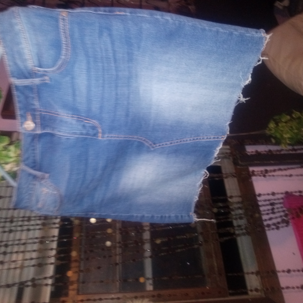 Blue Denim Skirt